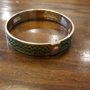 🐰Price Drop! Olive Green Coach Bangle🐰